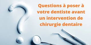 Questions dentaires